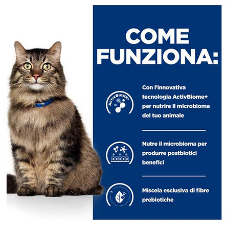 Hill's Prescription Diet Biome Digestive spezzatino Pollo e Verdure umido Gatti Adulti 82 gr