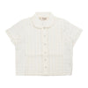 BRAIN DEAD Mercado Square Button Up Shirt in White da donna