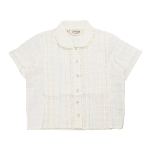 BRAIN DEAD Mercado Square Button Up Shirt in White da donna