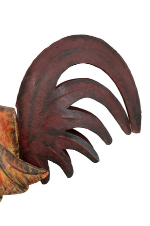 Biscottini Gallina Vintage in Ferro Biscottini Scultura Decorativa Giardino Arredo