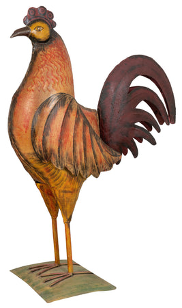 Biscottini Gallina Vintage in Ferro Biscottini Scultura Decorativa Giardino Arredo