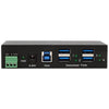 EXSYS EX-11244HMS hub di interfaccia USB 3.2 Gen 1 [3.1 Gen 1] Type-B 5000 Mbit/s Nero (EXSYS GmbH 4-Port USB 3.2 Gen 1 Metall)