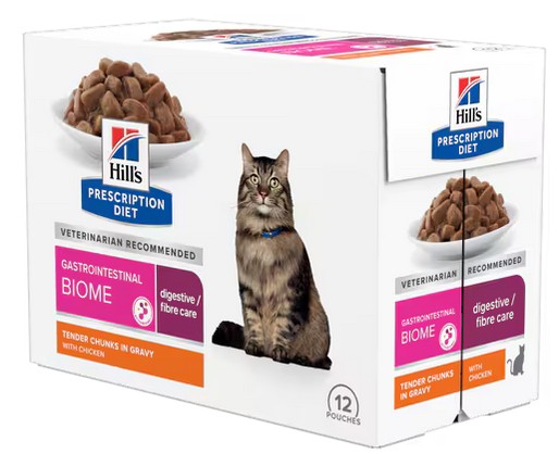 Hill's Prescription Diet Biome Digestive Pollo umido Gatti Adulti Bustina 85 gr