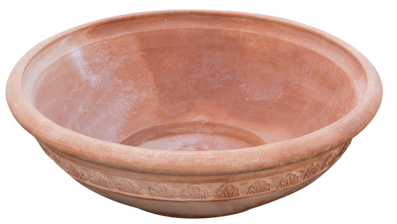 Biscottini Ciotola in Terracotta 100% Made in Italy interamente Lavorata a Mano L103XPR103XH35 CM