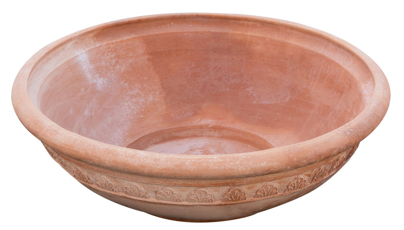 Biscottini Ciotola in Terracotta 100% Made in Italy interamente Lavorata a Mano L127XPR127XH40 CM
