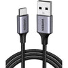 UGREEN Cavo USB Type-C a USB-A 2.0- 50cm- Intrecciato- Black