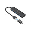HUB 4-PORT USB 3.2GEN.1 HUB WITH USBC