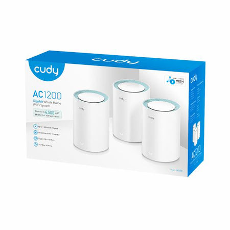 CUDY M1300(3-PACK) - AC1200 WI-FI GIGABIT MESH SOLUTION