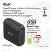 CLUB3D CAC-1908 Universale Nero AC Ricarica rapida Interno (Club3D Reiseladegert 1xUSB Typ C,)