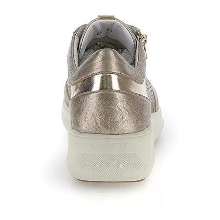 Stonefly sneakers donna in pelle laminata metal fizz 220776