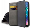 book a50 / a 30s con porta carte di credito chiusura magnetica nera