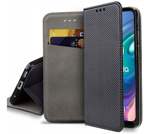 book a50 / a 30s con porta carte di credito chiusura magnetica nera