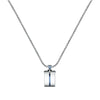 Pendente MASERATI uomo acciaio / smalto blu