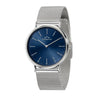 Orologio CHRONOSTAR uomo Preppy tempo acciaio mesh / blu