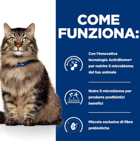 Hill's Prescription Diet Biome Digestive Pollo umido Gatti Adulti 1,5 kg