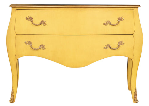 Biscottini Consolle in legno finitura giallo anticato Molto solida robusta Offerta