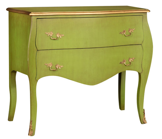 Biscottini Biscottini Tavolo Consolle legno intarsi verde smeraldo anticata 100x47x85