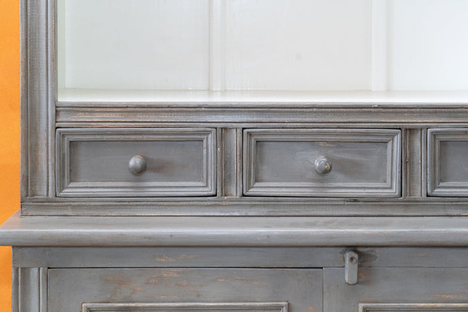 Biscottini Libreria Biscottini legno massiccio 200x42x242 stile country shabby chic