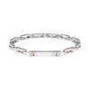 Sector Energy – Bracciale Uomo Acciaio Silver-Rose Gold (SAFT52)