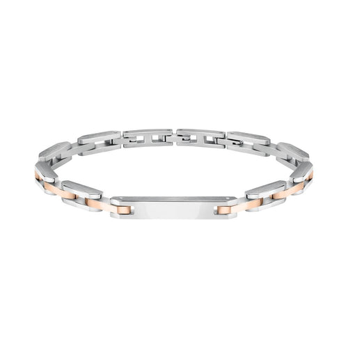 Sector Energy – Bracciale Uomo Acciaio Silver-Rose Gold (SAFT52)