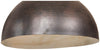 Biscottini Lampada applique a muro elettrificata in ferro battuto finitura ruggine anticata L42xPR22xH42 cm