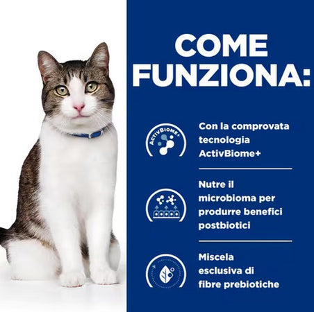 Hill's Prescription Diet Biome Stress Digestive spezzatino Pollo e Verdure umido Gatti Adulti 82 gr