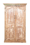 Biscottini Stipo Libreria in legno massiccio con porta antica