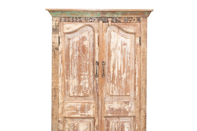 Biscottini Stipo Libreria in legno massiccio con porta antica