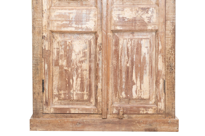 Biscottini Stipo Libreria in legno massiccio con porta antica