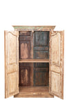 Biscottini Stipo Libreria in legno massiccio con porta antica