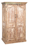 Biscottini Stipo Libreria in legno massiccio con porta antica