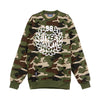 MASS DENIM Felpa Girocollo Uomo Base Crewneck Woodland Camo da uomo