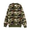 MASS DENIM Felpa Girocollo Uomo Base Crewneck Woodland Camo da uomo
