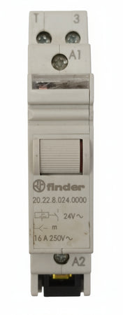 RELE PASSO-PASSO 24 VCA 2P 16A