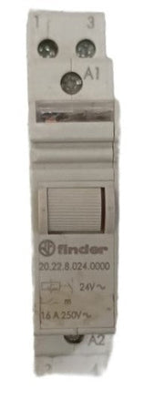 RELE PASSO-PASSO 24 VCA 2P 16A