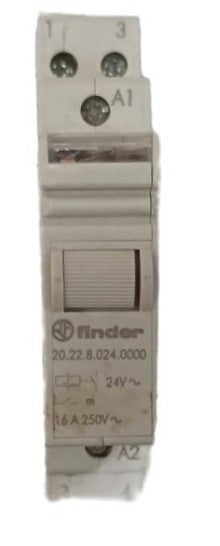 RELE PASSO-PASSO 24 VCA 2P 16A