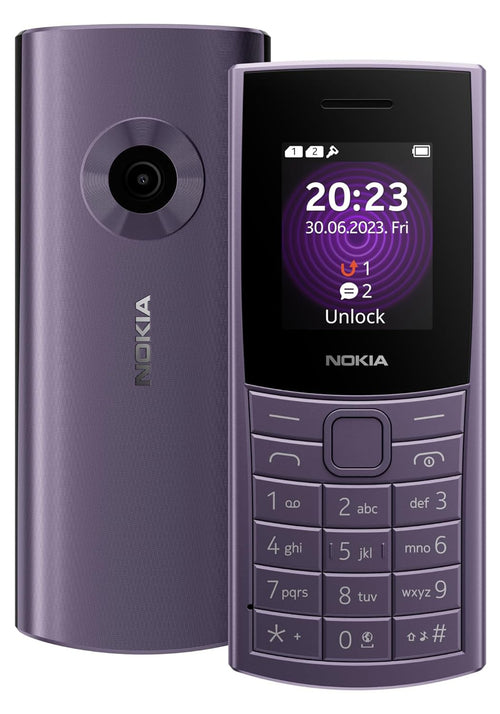 telefono cellulare nokia 110/4G dual sim blu