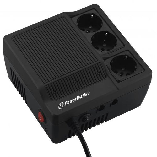 PowerWalker AVR1200 gruppo di continuit [UPS] 1,2 kVA 720 W 3 presa[e] AC (AVR 1200 Voltage Regulator - 1200VA/720W - Automatic Voltage Regulator - Warranty: 24M)