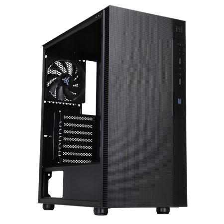 Case iTek SYLENT 03N - Mid-Tower - Fonoassorbente, Mesh - Usb 3 - Nero