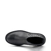 Frau Beatles in pelle nero con elastico ricoperto