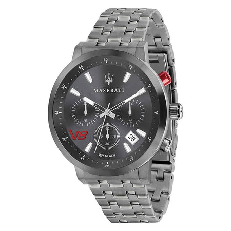 Orologio MASERATI uomo GT cronografo acciaio brunito