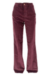 Atelier Cigala's Pantaloni Bordeaux da donna