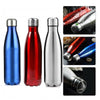 Portatile Borraccia Bottiglia D'acqua Acciaio Inox Termica Caldo Freddo 550 Ml