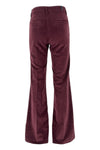 Atelier Cigala's Pantaloni Bordeaux da donna
