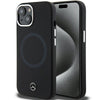 cover mercedes iphone 15/14/13  nera compatibile magsafe system