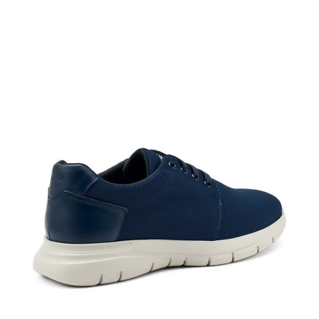 Frau sneakers uomo in tessuto tecnico blu 09X1