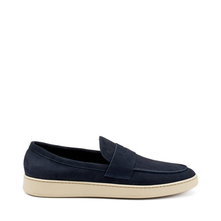 FRAU mocassino smart-casual camoscio blu 24D4