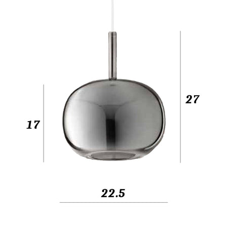 Lampadario moderno Perenz illumina RAIN 8248 SP 6747 CL E27 LED vetro sospensione