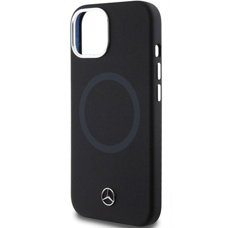 cover mercedes iphone 15/14/13  nera compatibile magsafe system