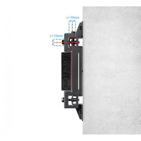 B-Tech BT8390-WFK6 (SYSTEM X - Adjustable Height - and Depth Rail Mounting - Bracket)